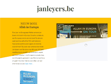 Tablet Screenshot of janleyers.be